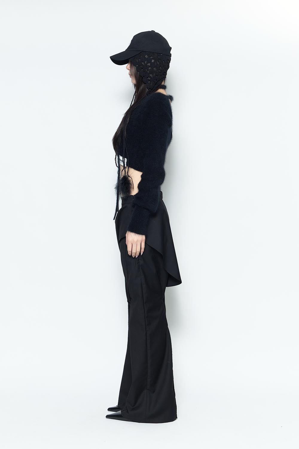 S drape tail pants