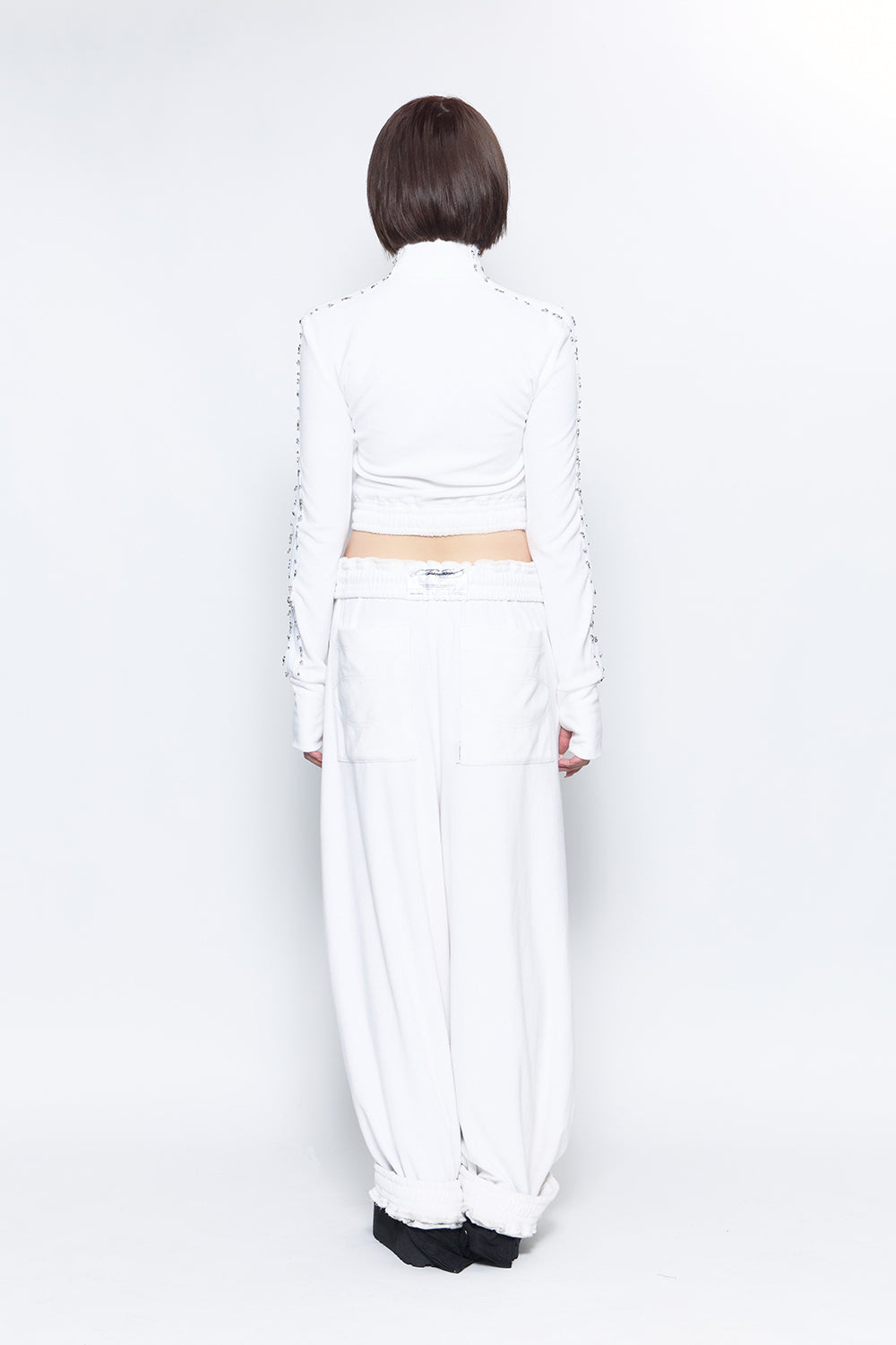 S beaded track pants