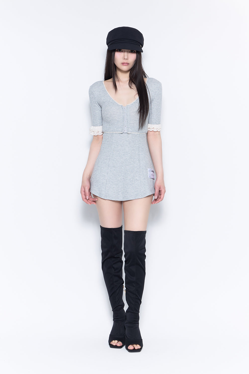 THEREDTHREAD / ザレッドスレッド】convertible laced dress mini