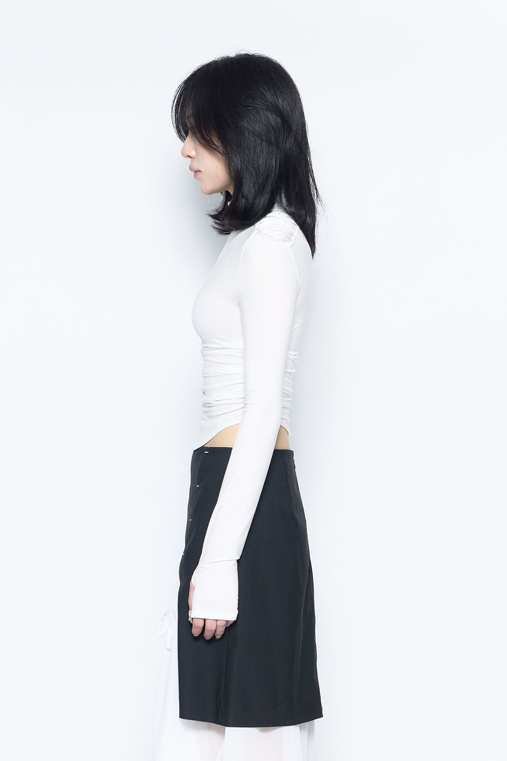 S embellished shoulder tops