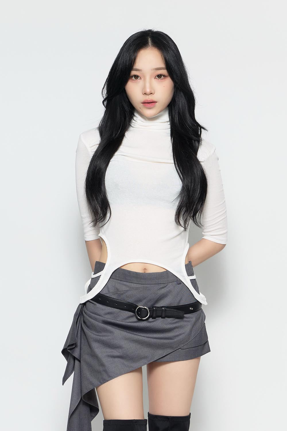 トップス theredthread THEREDTHREAD / ザレッドスレッド】S loop drape tops