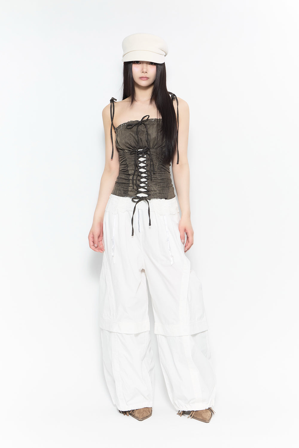 theredthread layered track pants 【公式通販】