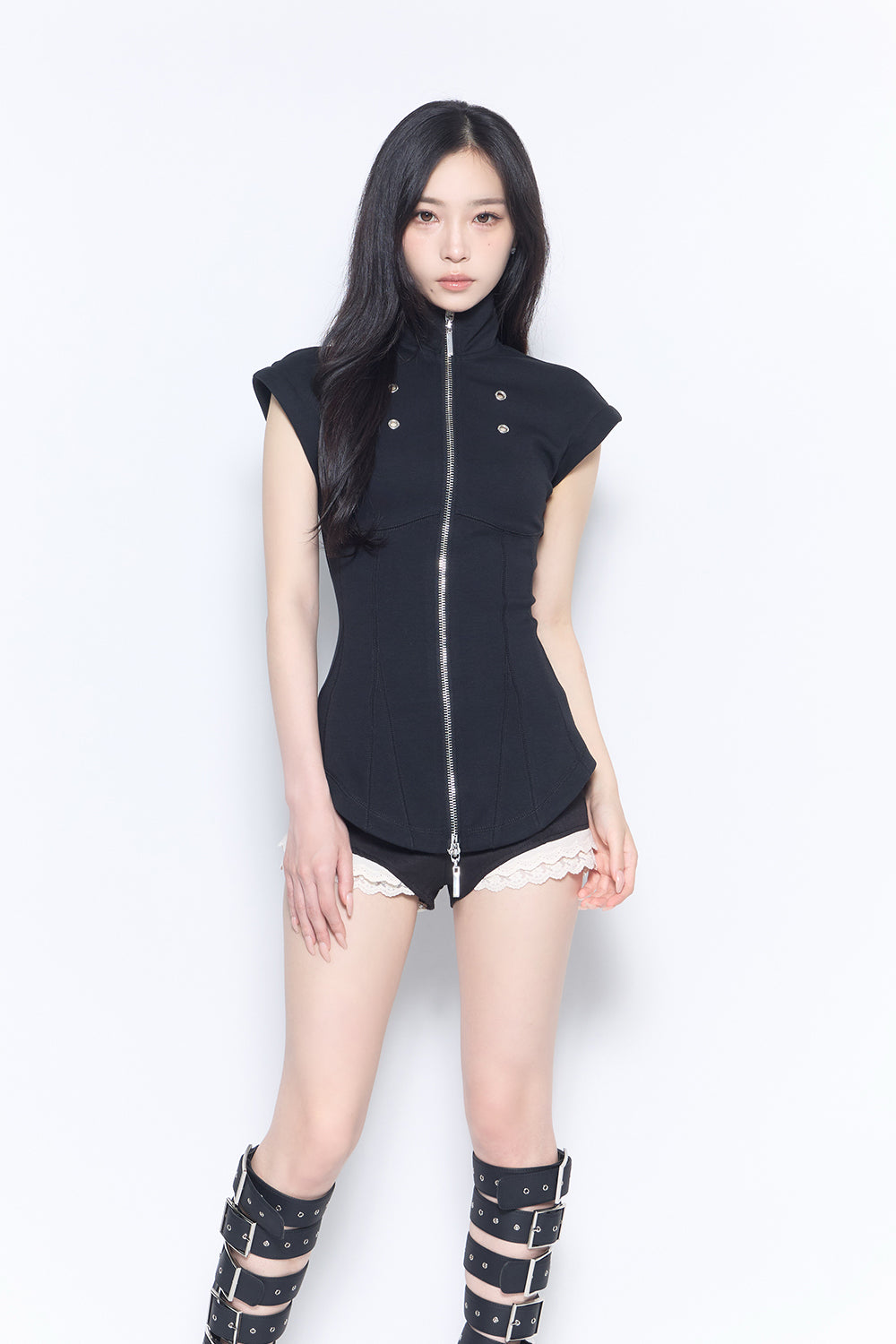 corset fit jacket