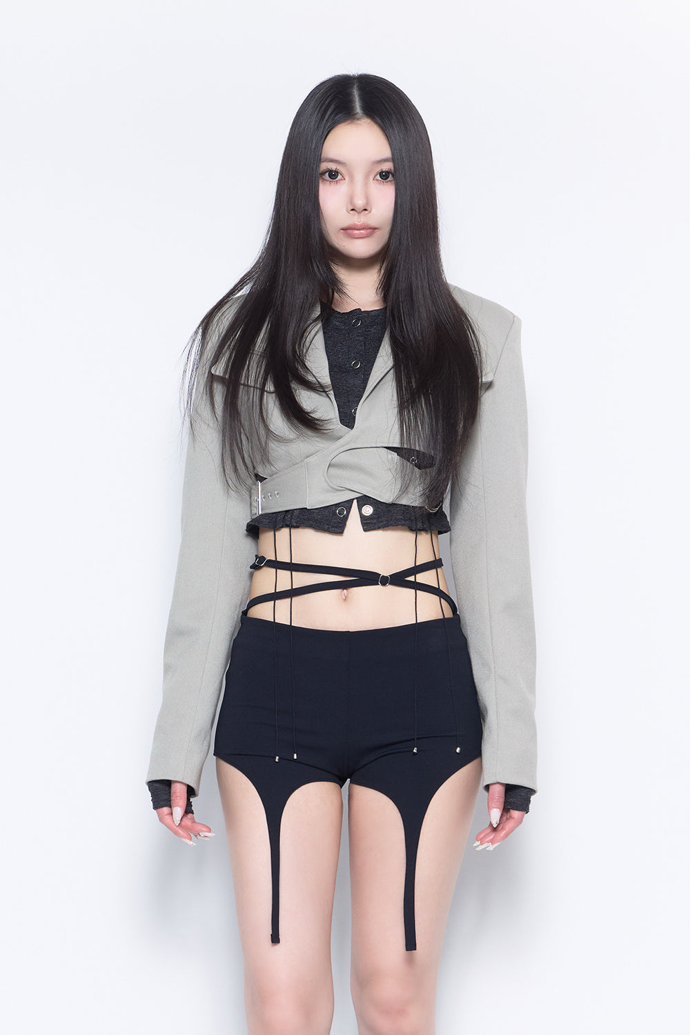 ジャケット・アウター S ring jacket cropped THEREDTHREAD / ザレッドスレッド】S ring jacket cropped