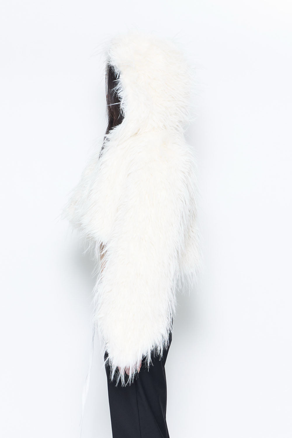 THEREDTHREAD / ザレッドスレッド】S fur hoodie jacket