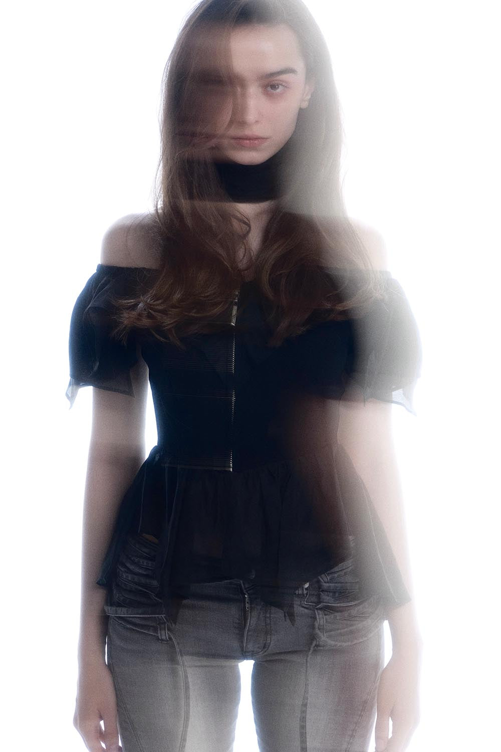 S ruffle stole tops