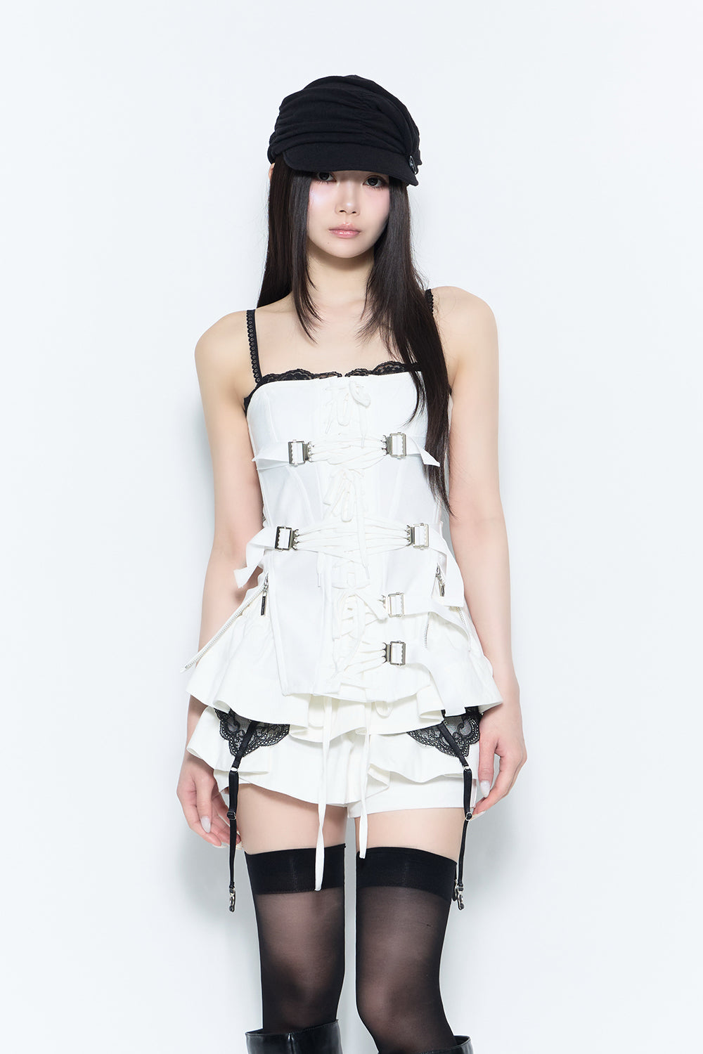 THEREDTHREAD】burlesque layered corset