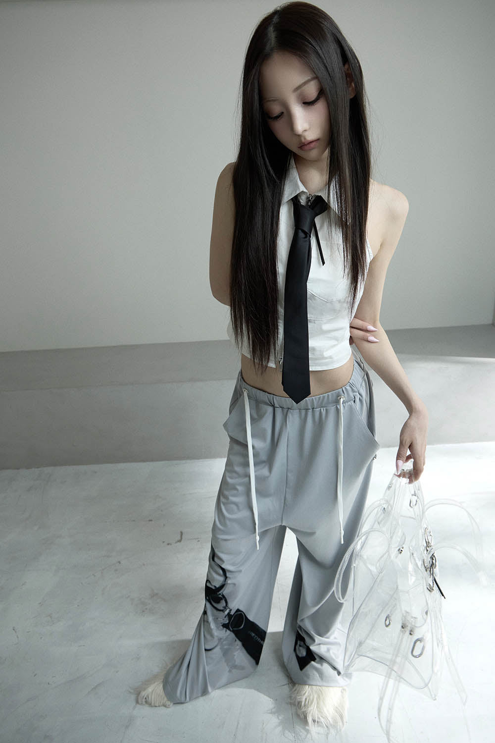 THEREDTHREAD / ザレッドスレッド】S print sweat pants charm