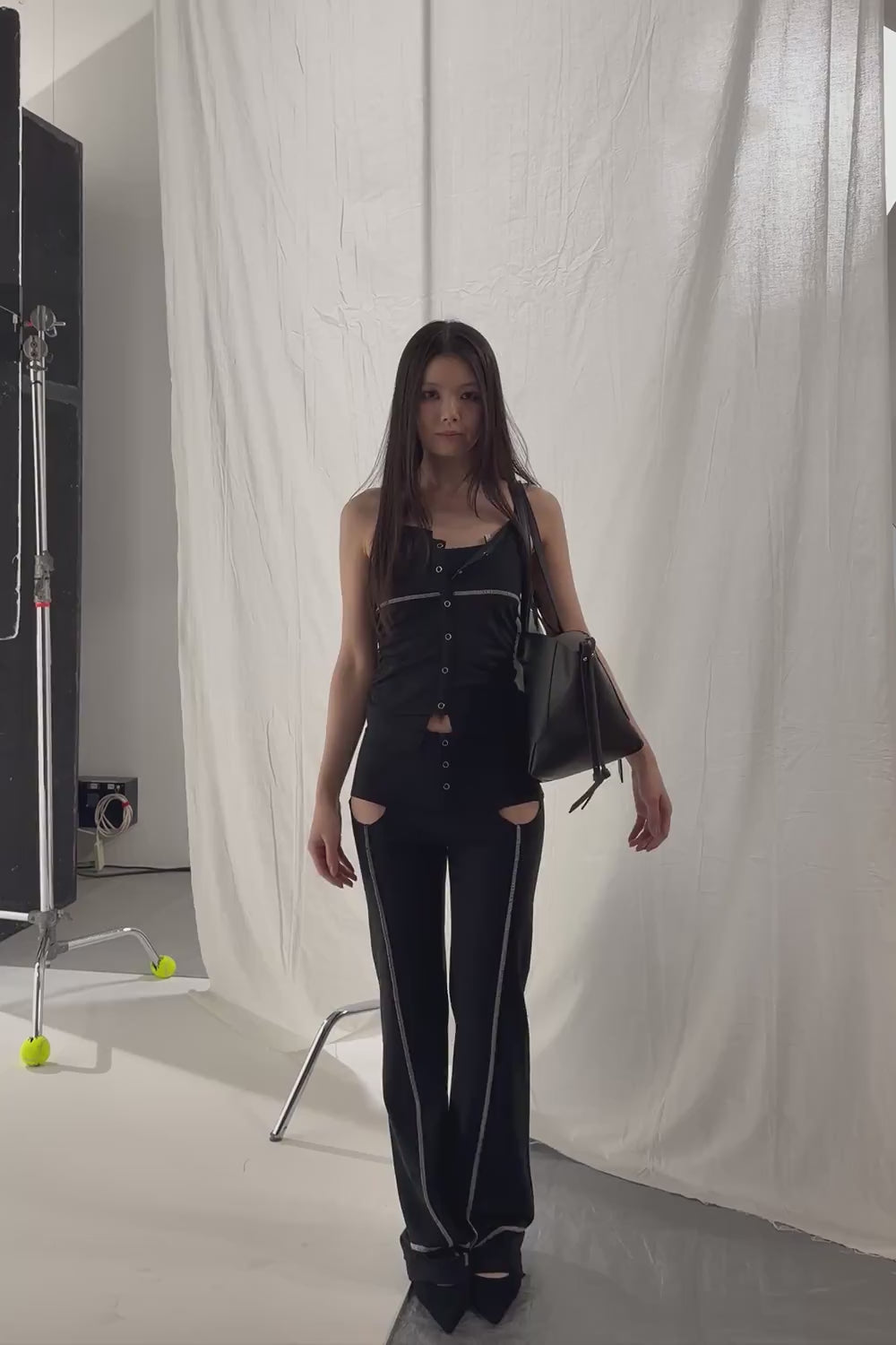 layered eyelet camisole