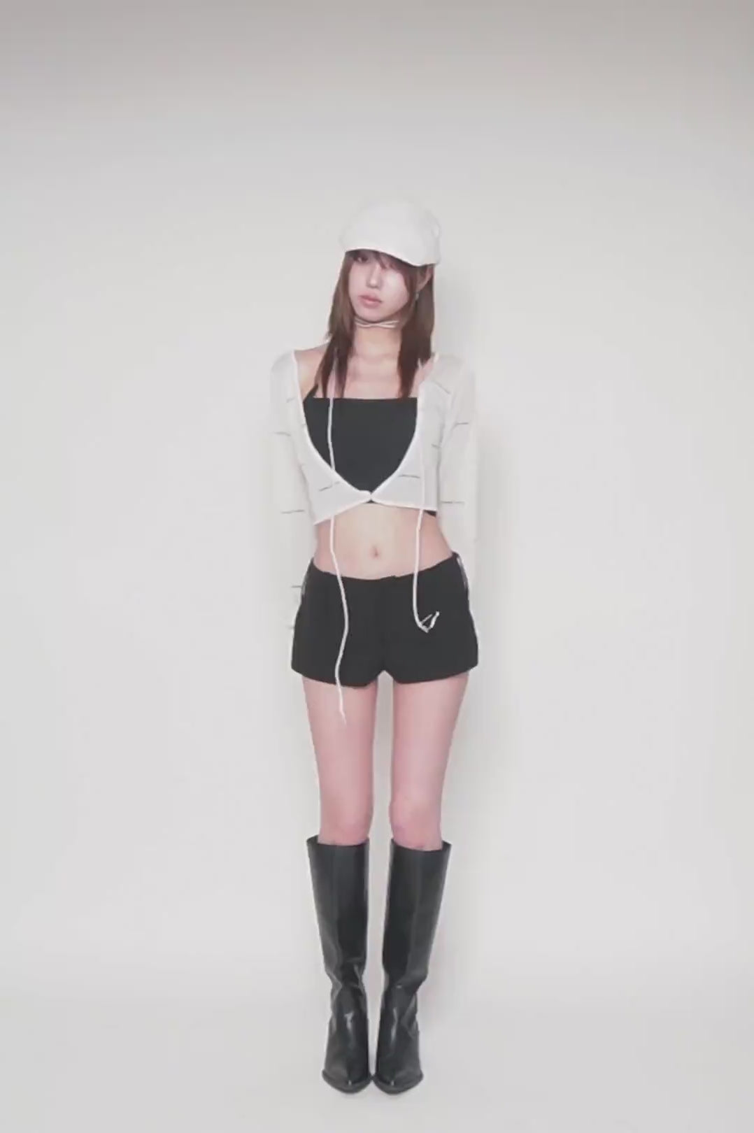 パンツ THEREDTHREAD S ring biker shorts cow theredthread S ring biker shorts cow