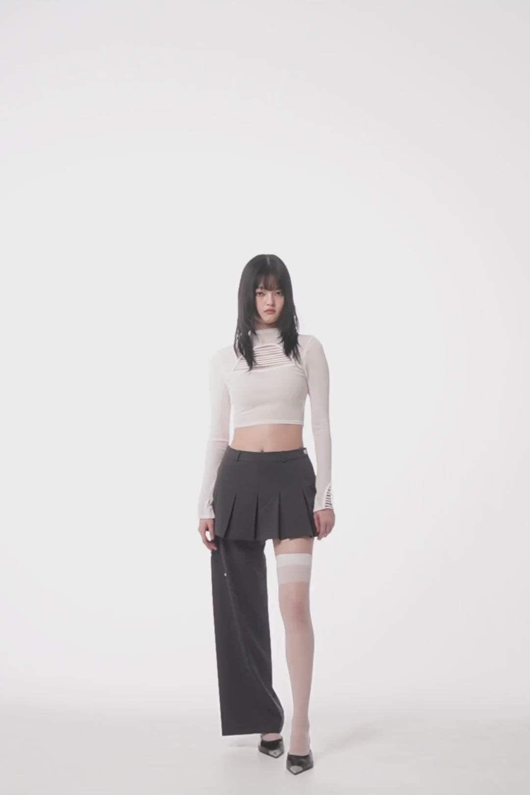 THEREDTHREAD / ザレッドスレッド】S circle open tops