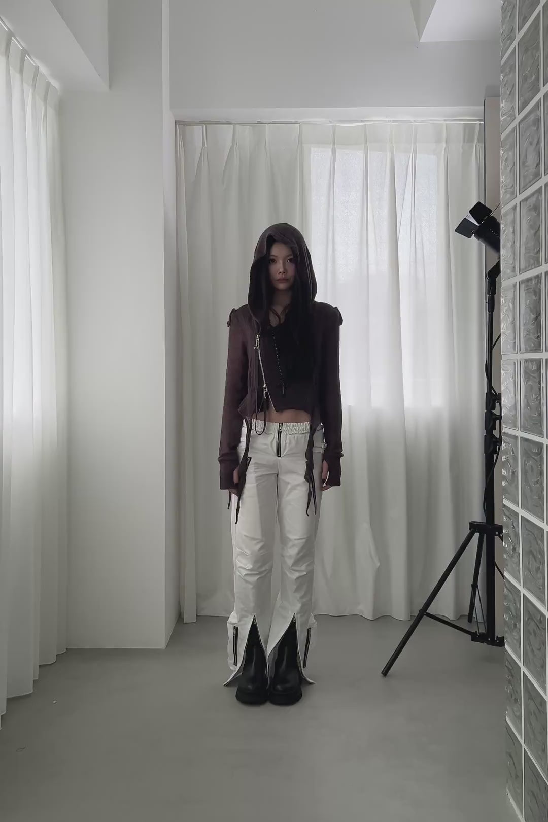 zip structure pants
