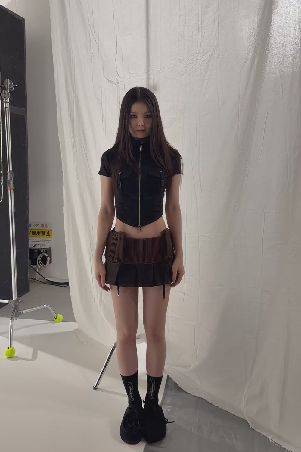 w zip garter tops