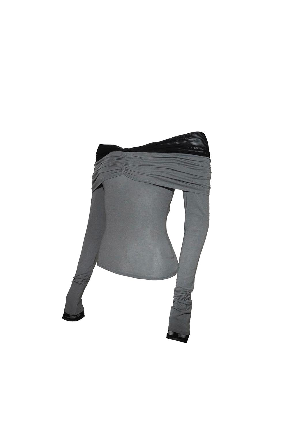 S twist off shoulder tops