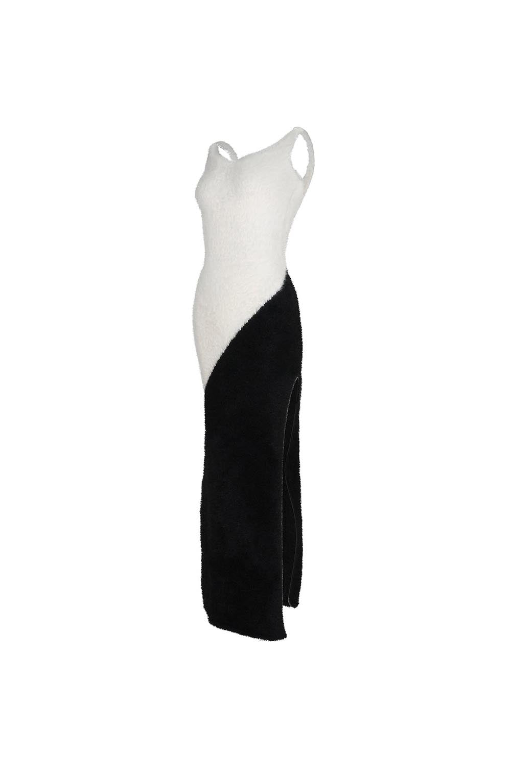 S fluffy long dress