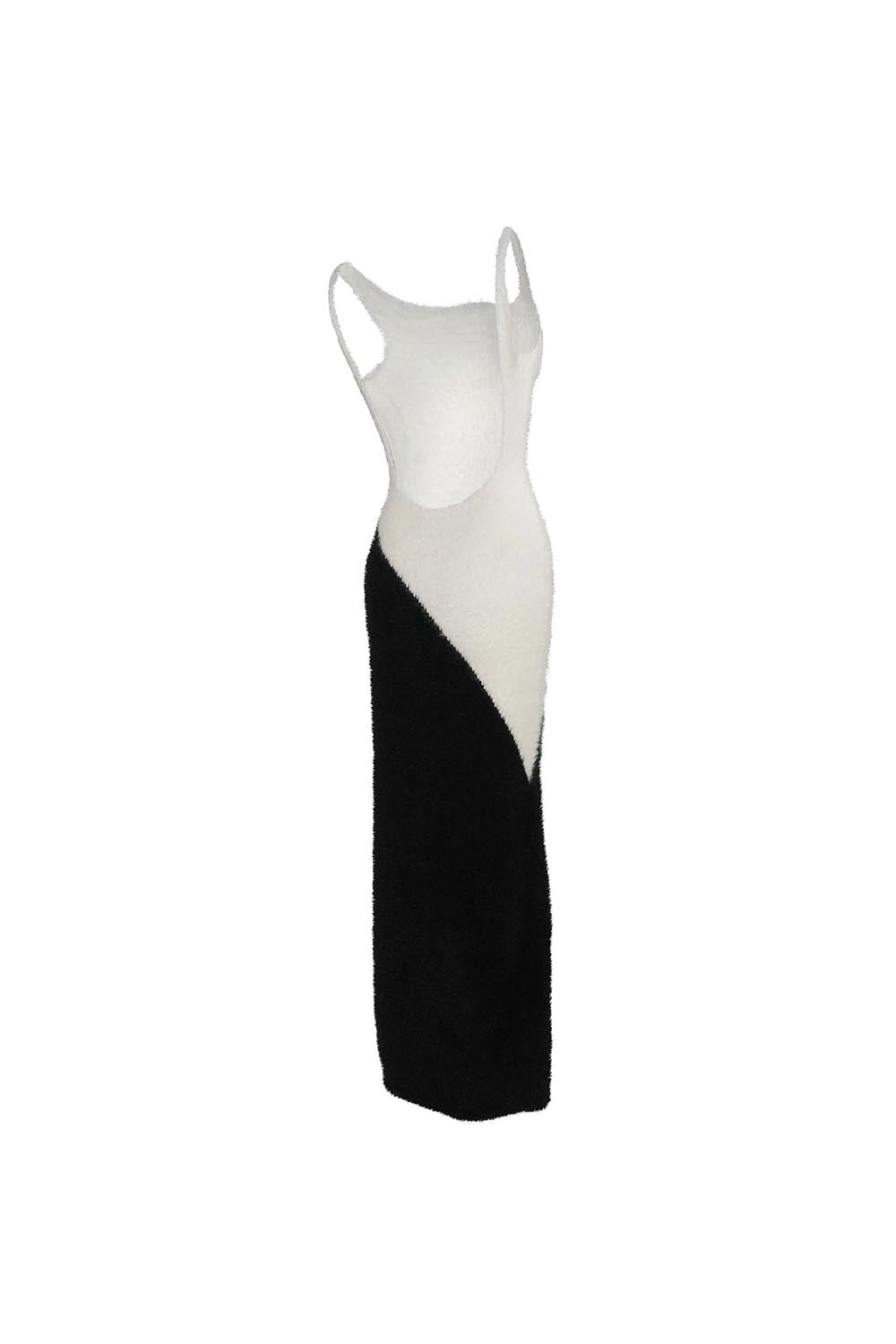 S fluffy long dress