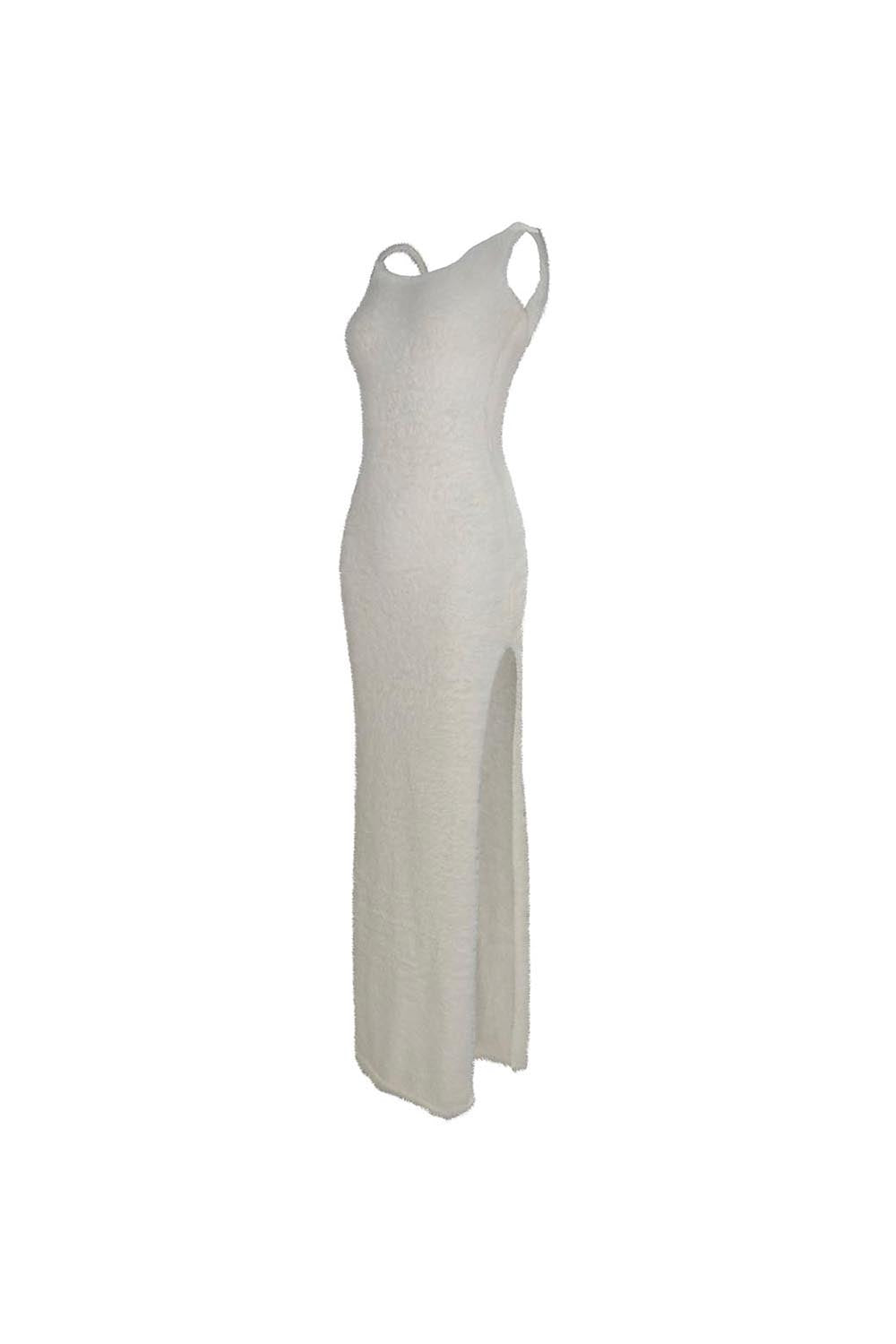 S fluffy long dress