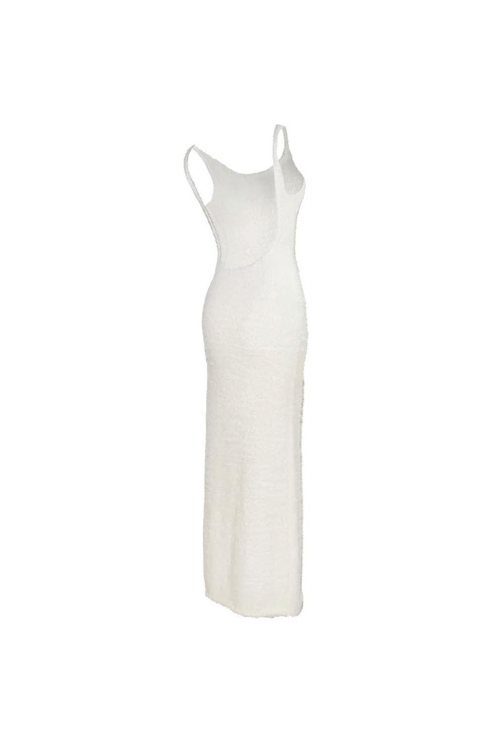 S fluffy long dress