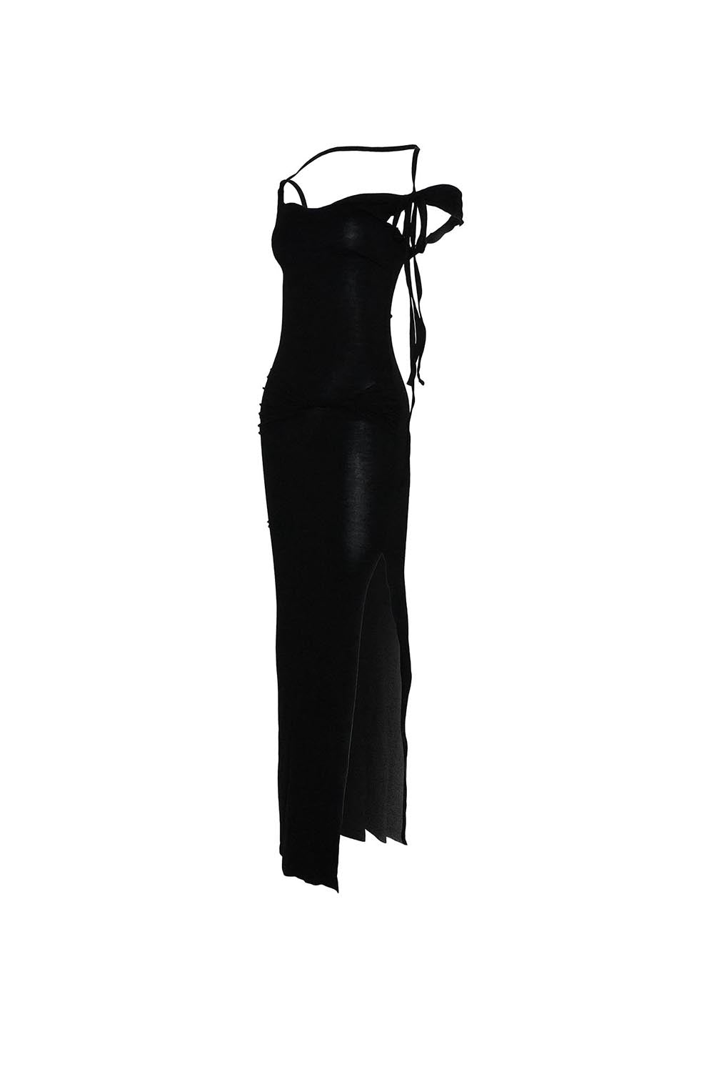S twist asymmetric dress