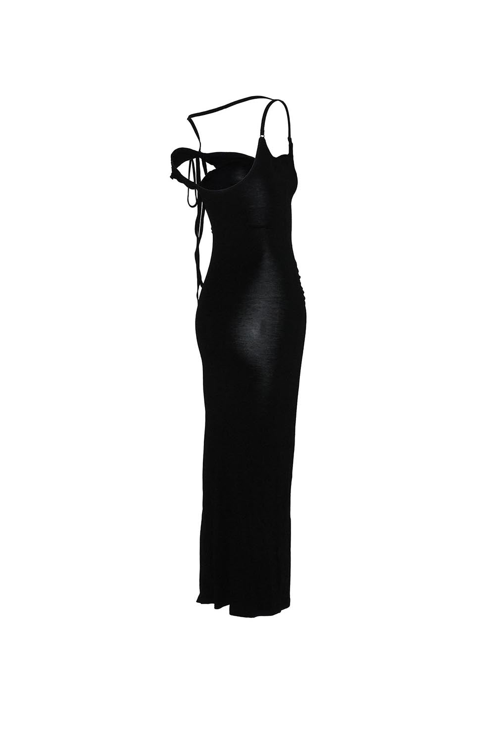 S twist asymmetric dress