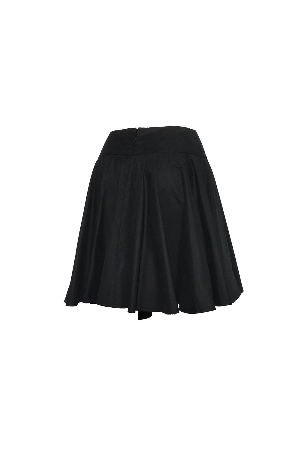 S button flare skirt