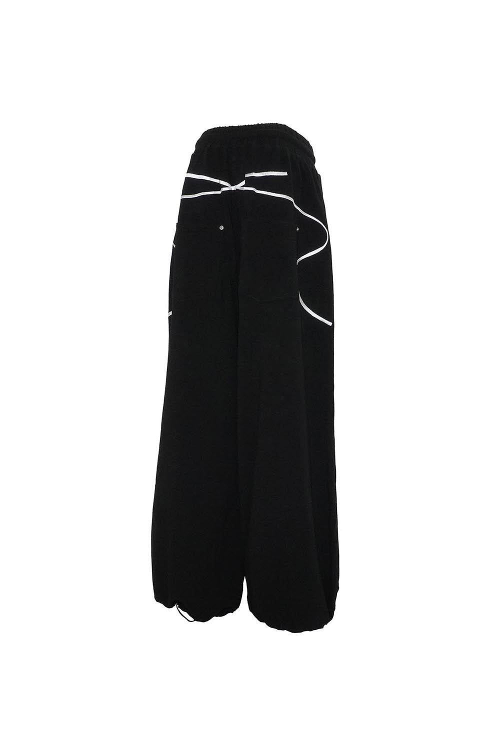 S embroidery ribbon pants
