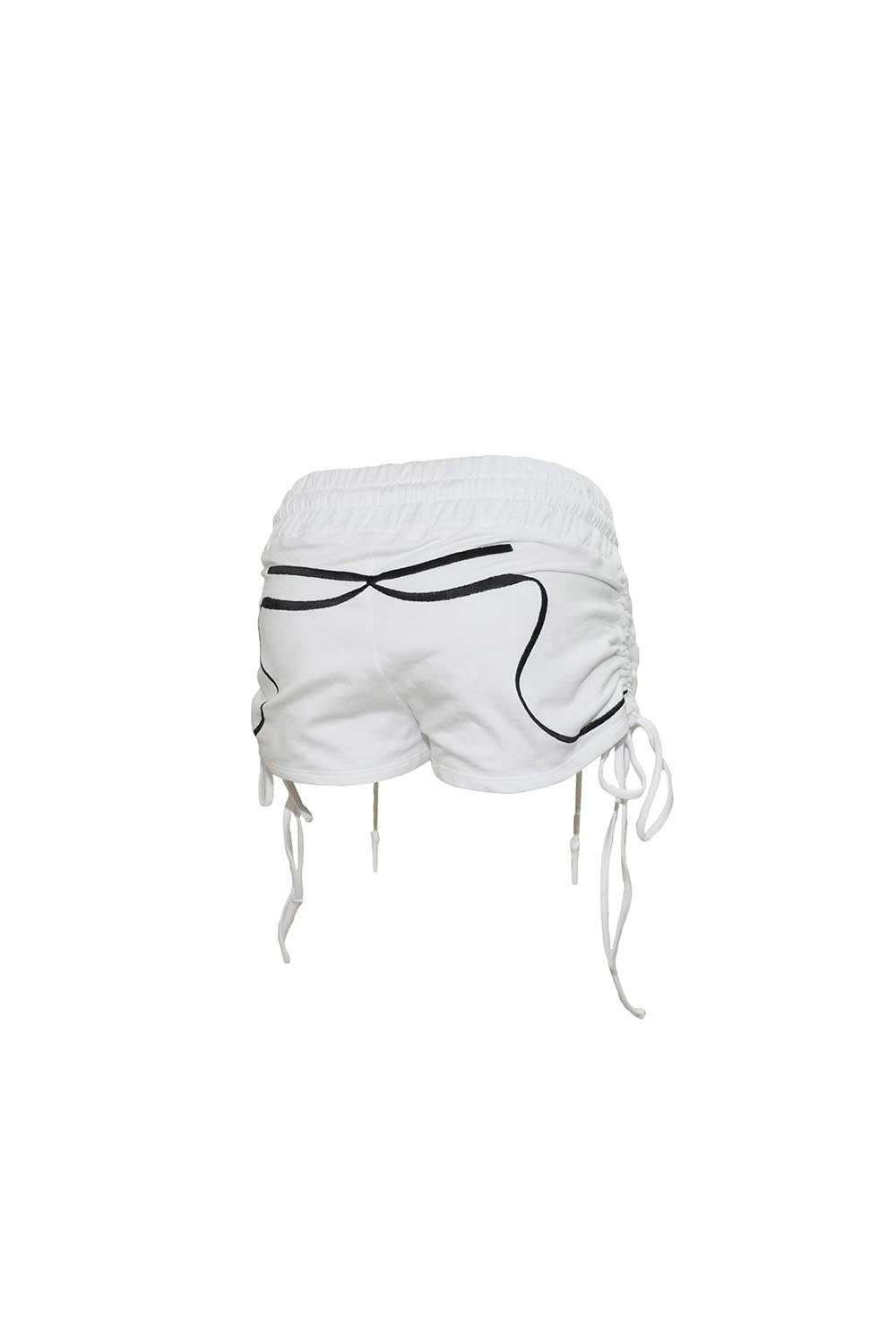 S embroidery ribbon shorts