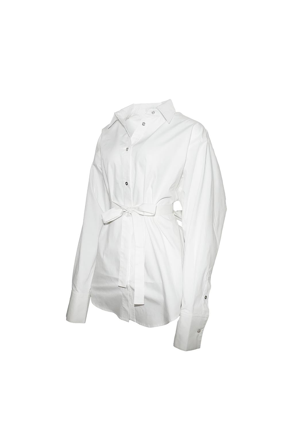 S slit shirt dress