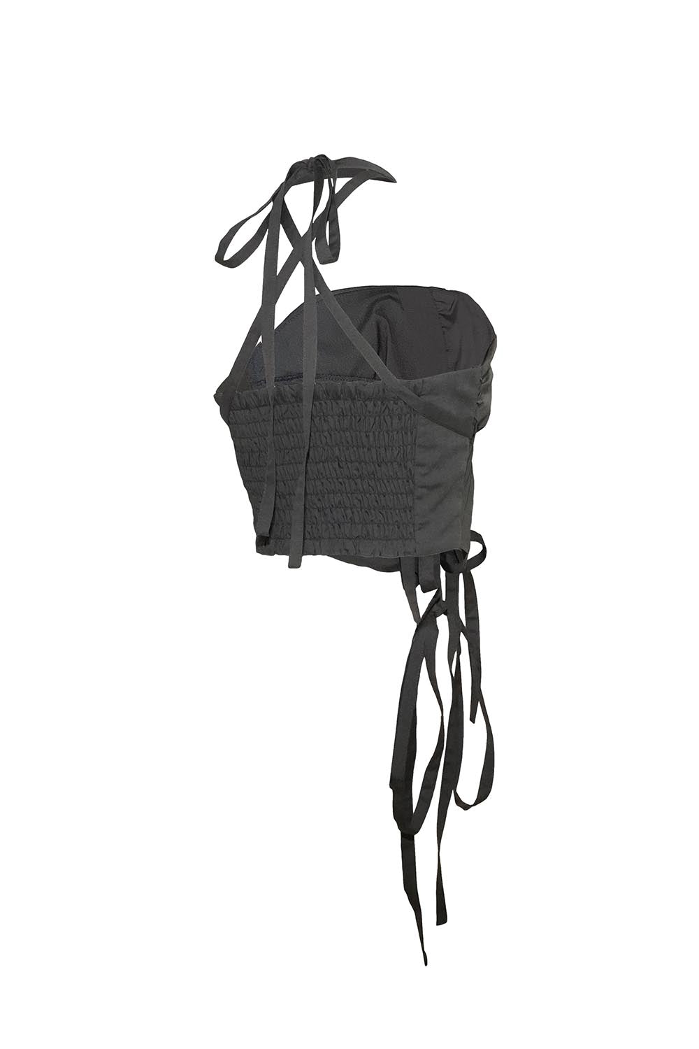 トップス THEREDTHREAD S ribbon gather tops THEREDTHREAD / ザレッドスレッド】S ribbon gather tops