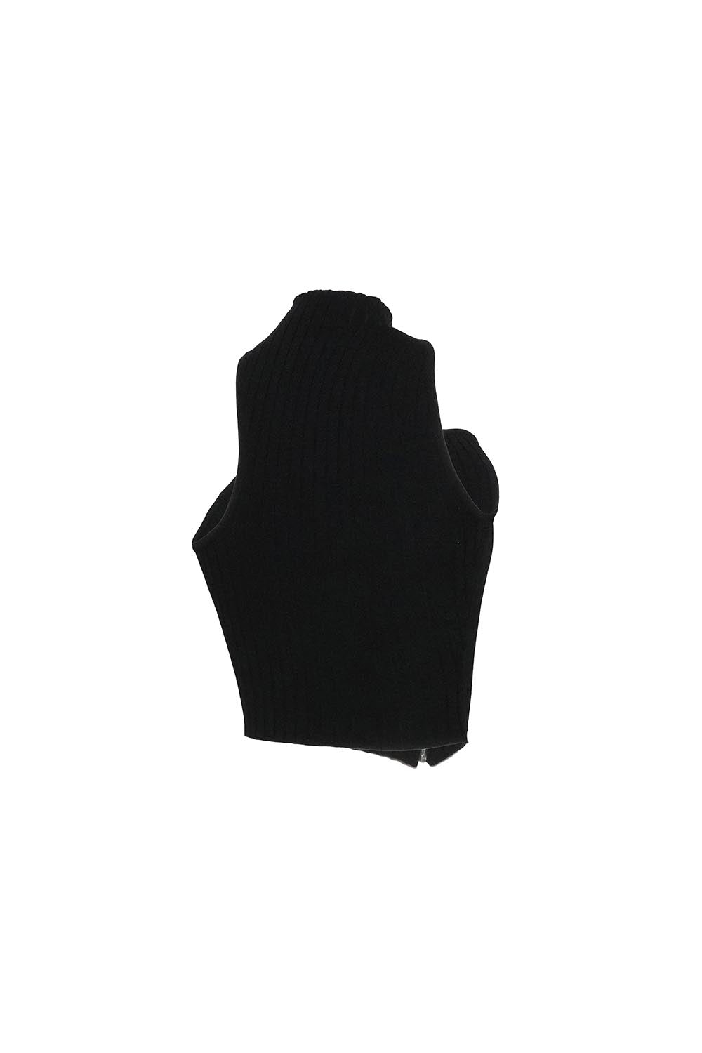S asymmetric zip up tank