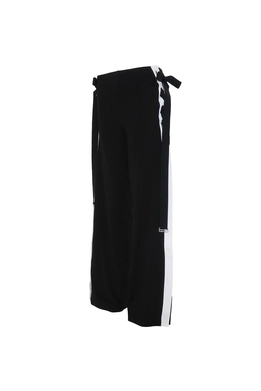 S loose fit contrast pants