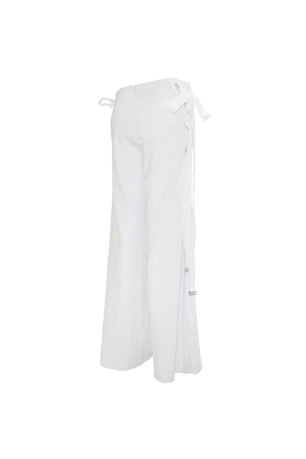 S loose fit contrast pants