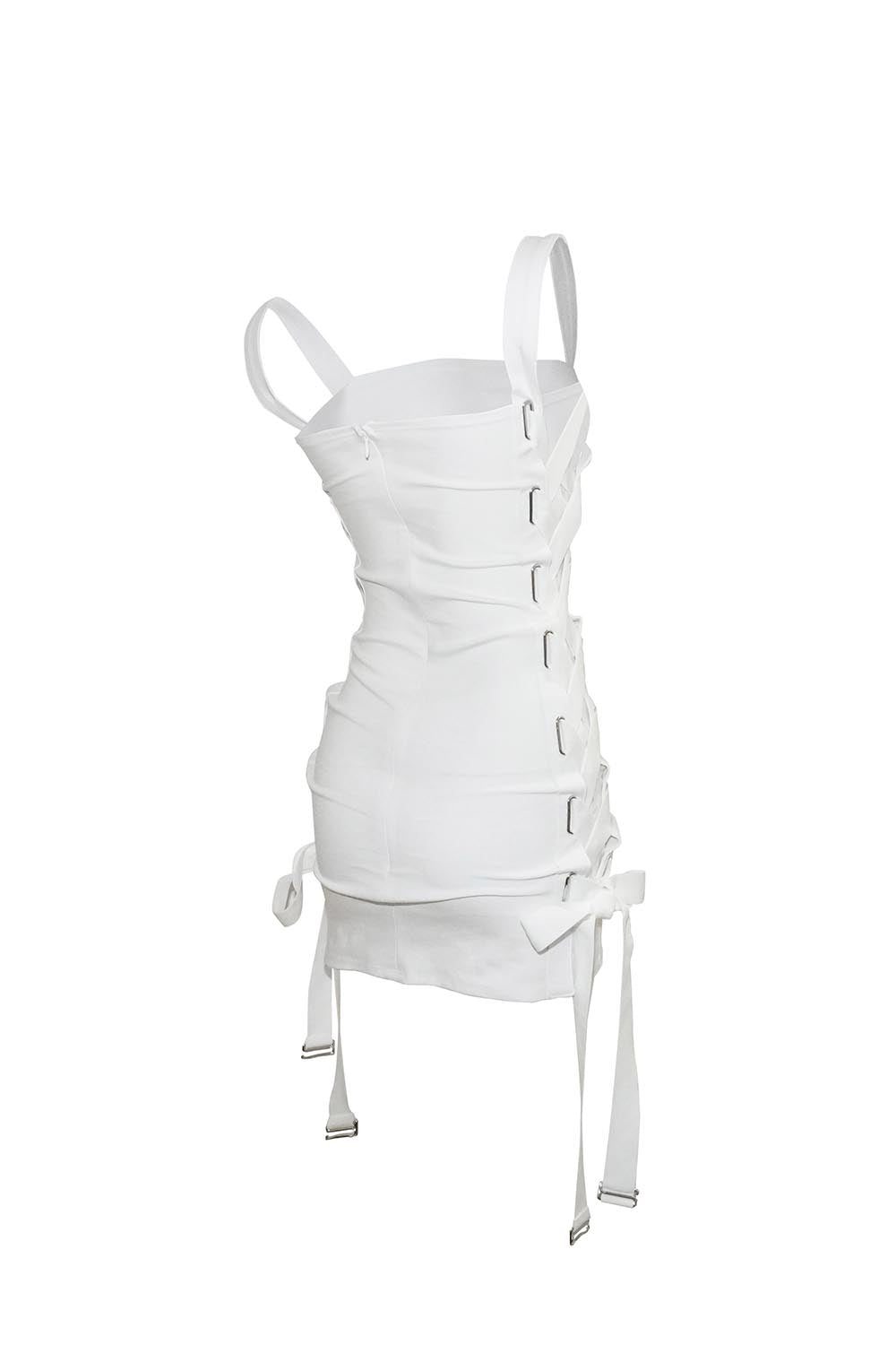 S contrast jersey dress mini