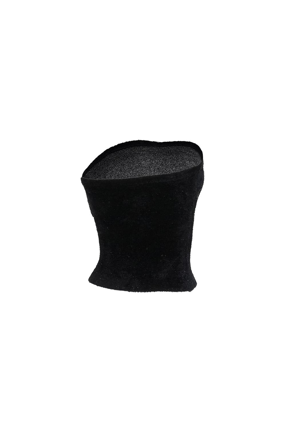 S logo fluffy bare tops