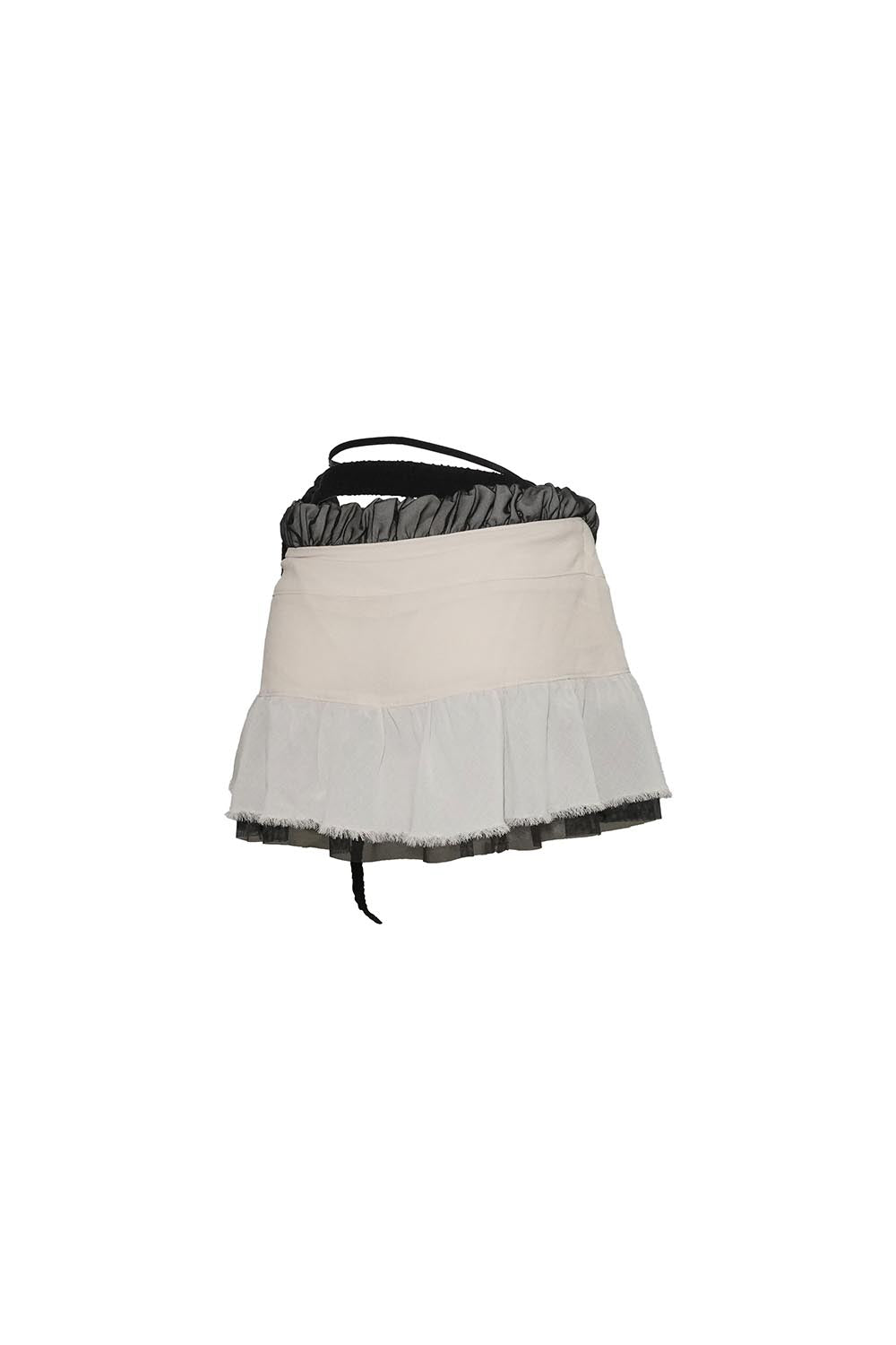 THEREDTHREAD / ザレッドスレッド】S flow frill skirt