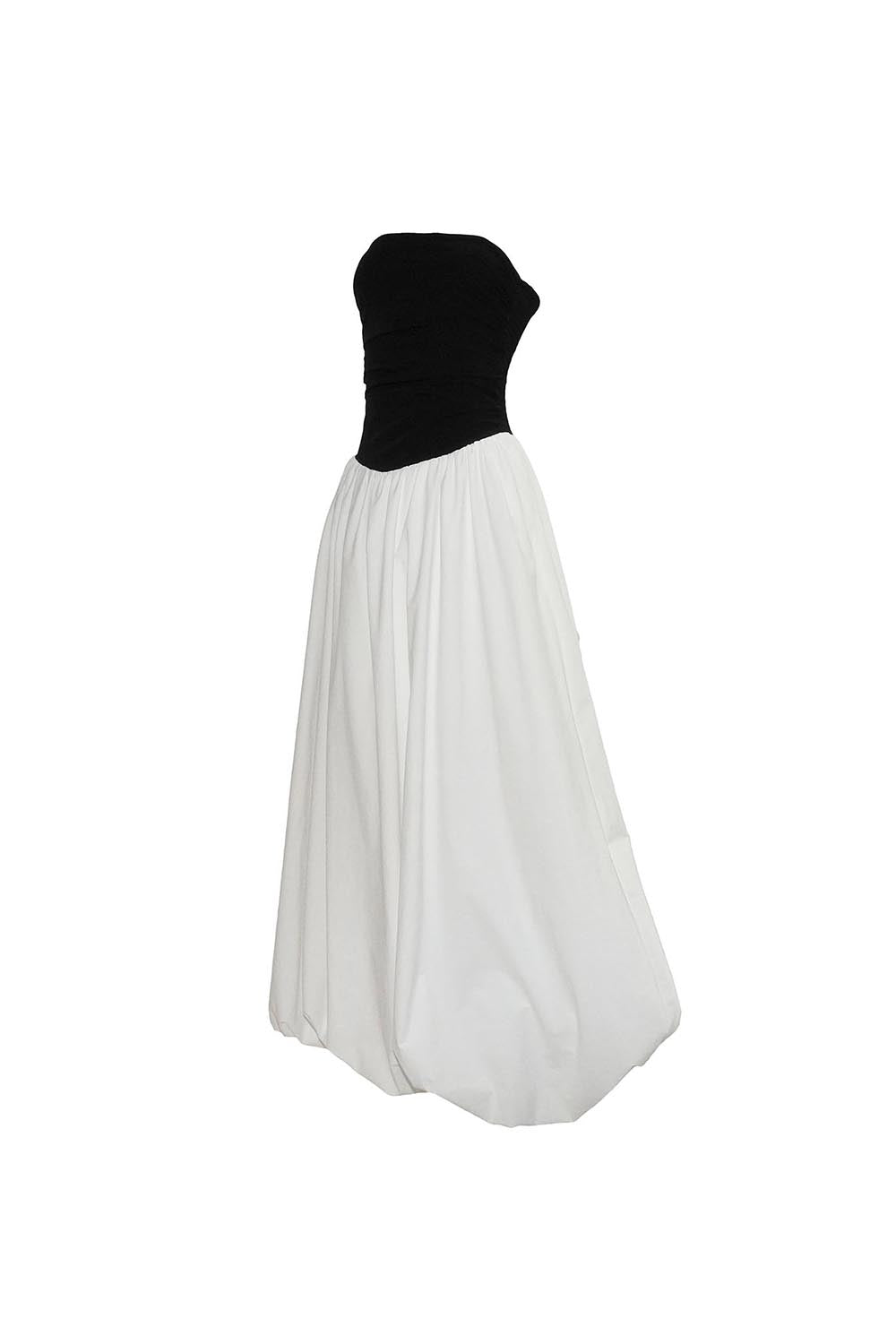 S balloon long dress