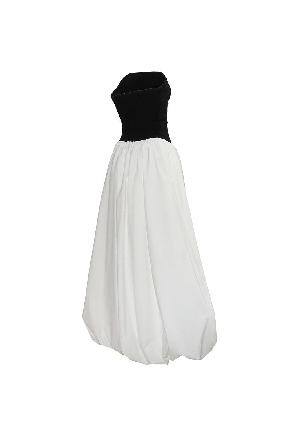 S balloon long dress