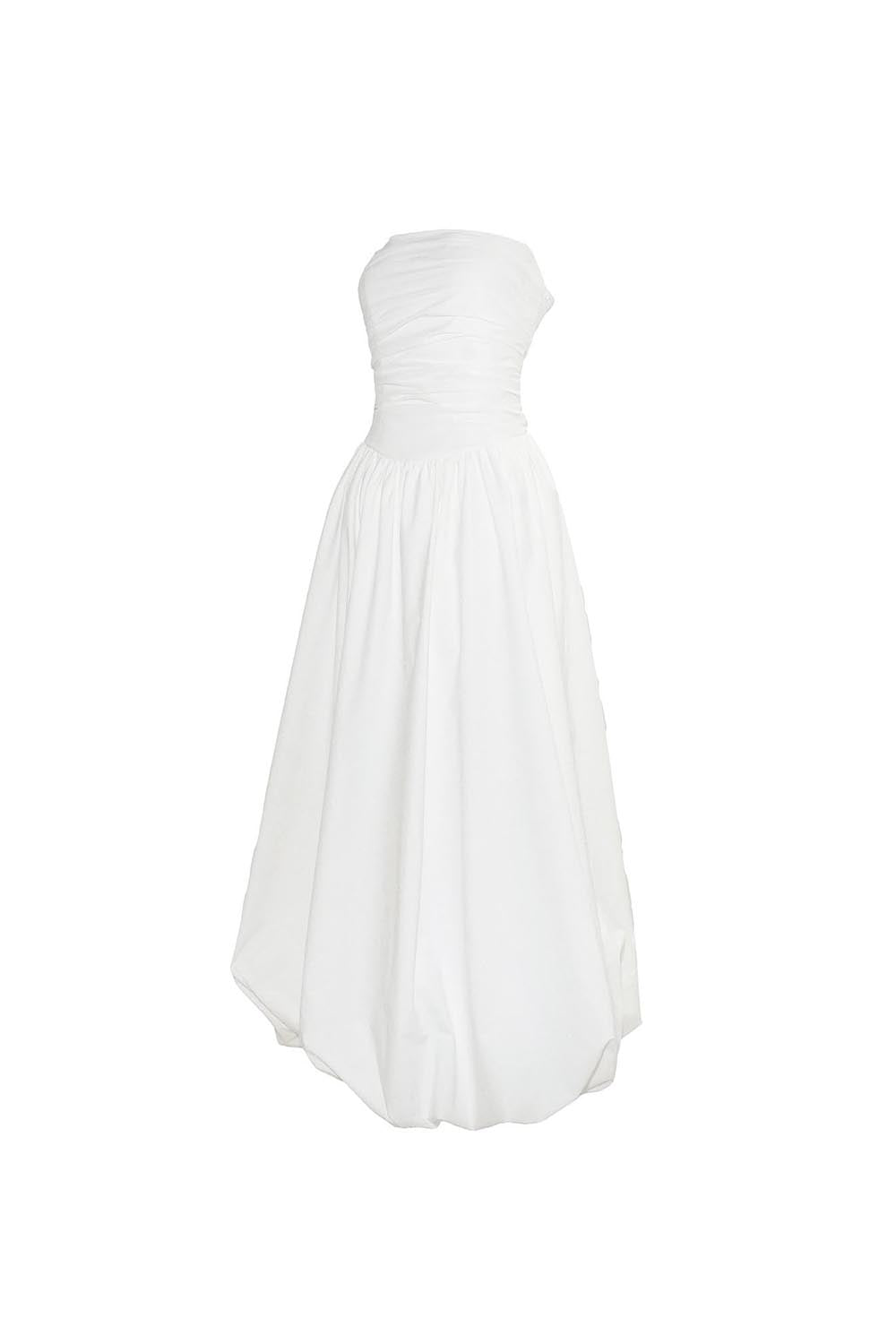 S balloon long dress