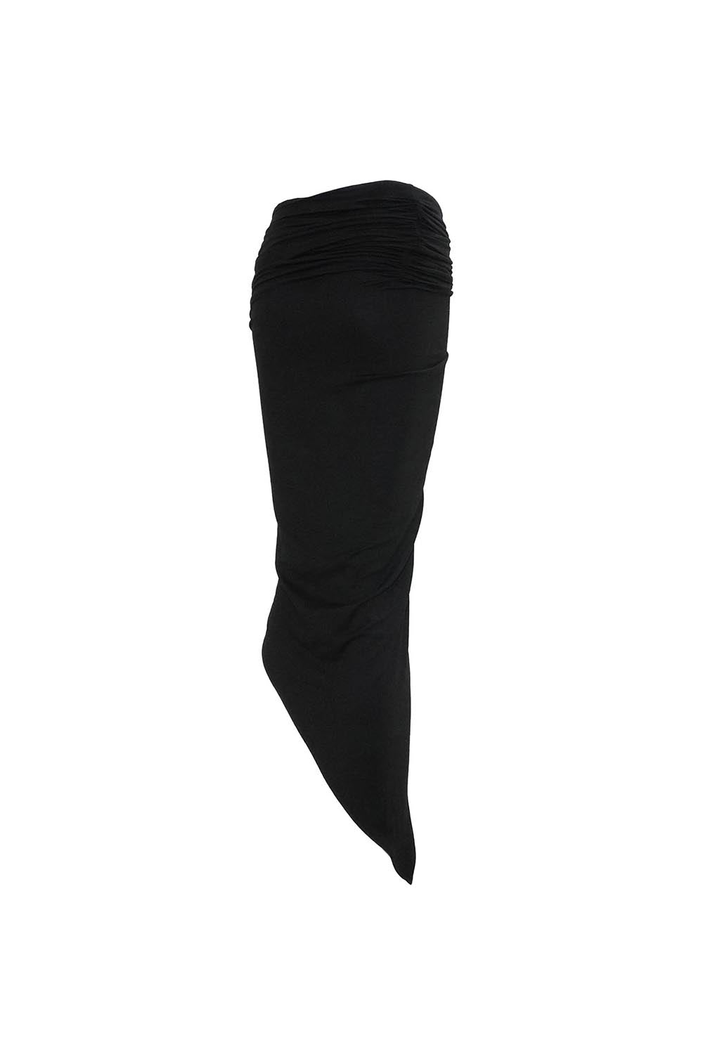 S symbol draped skirt