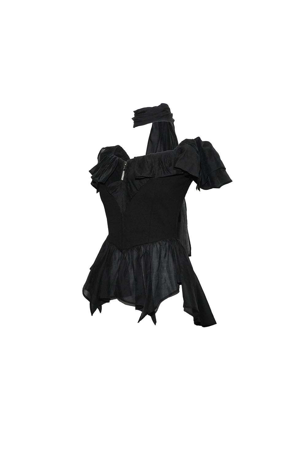 S ruffle stole tops