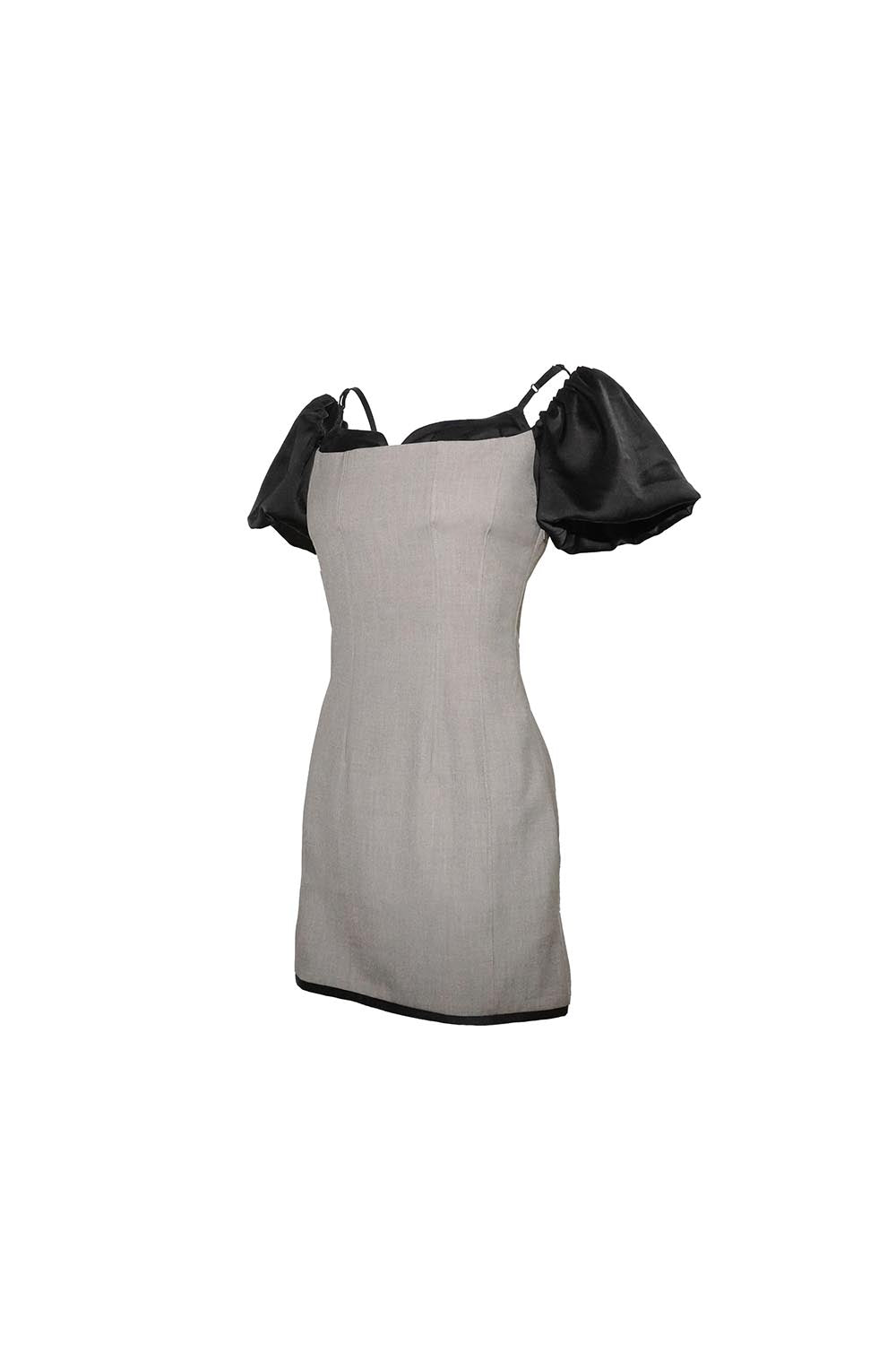 THEREDTHREAD / ザレッドスレッド】S puff sleeve dress mini
