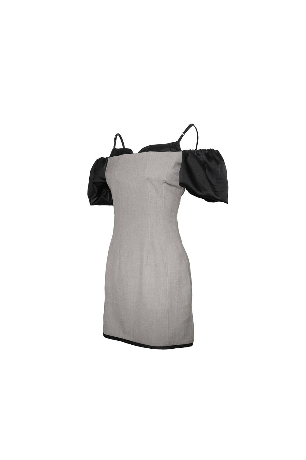 THEREDTHREAD / ザレッドスレッド】S puff sleeve dress mini
