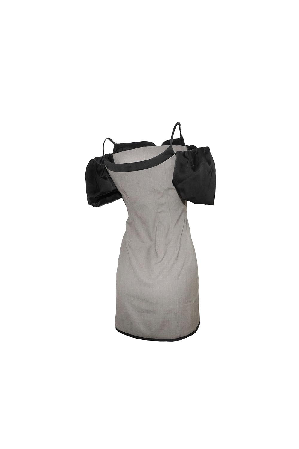 S puff sleeve dress mini